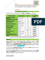 Formula Del Detergente Líquido-Marycruz-Co