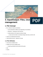 Inputoutput Files User Management