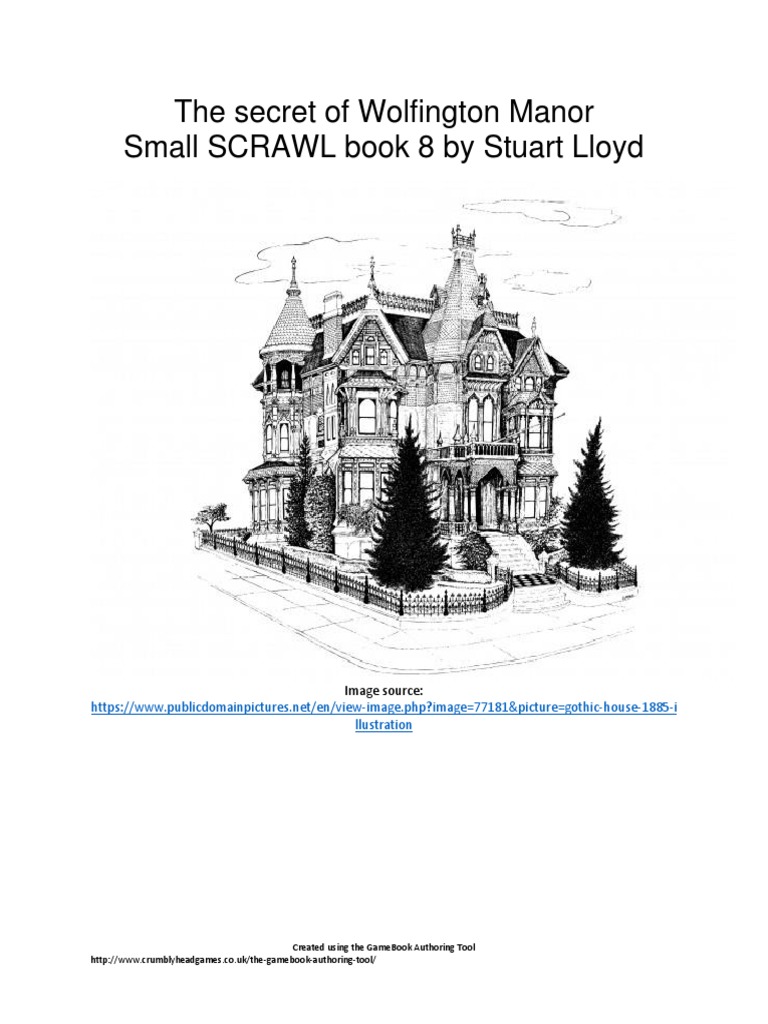 SCRAWL - 8. Secret of Wolfington Manor | PDF | Mystery, Thriller ...