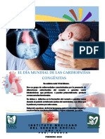 Cartel Dia Mundial de Cardiopatia Congenita