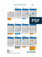 Calendario Laboral y Festivo Torrevieja 2022