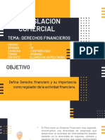 Legislación comercial: Derechos financieros y regulación del sistema financiero