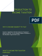 Introduction To Income Taxation - 625041052