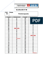 Gabarito: Cód. Cargo