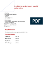 Final Review Document Template