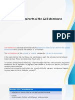 Structural Components of The Cell Membrane 5