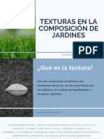 Textura en La Composición de Jardines