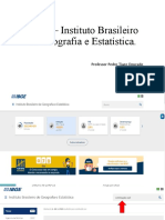 Aula 01 - IBGE - Instituto Brasileiro de Geografia e Estatística