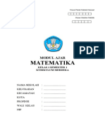 Modul Ajar Matematika Kelas 1 Semester 1 (Gurusekali)