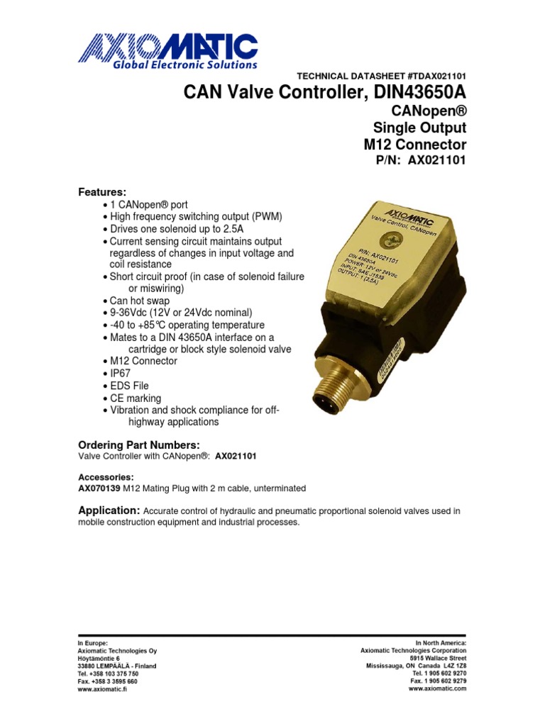 TDAX021101 PDF Power Supply Electrical Connector
