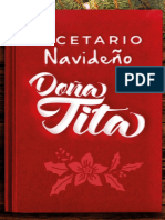 Recetario Navideño - Doña Tita