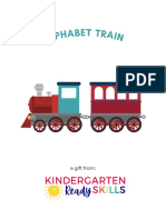 Learn ABCs with Alphabet Train tracing activity