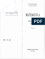 4-Ary Quintella - Matemática para A Terceira Série Ginasial - 66 Ed. 1963