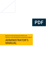 Administrator's Manual of The E-GAM and E-LDIP Systems