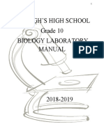 Edited Lab Manual For CSEC Biology