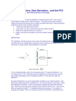 FCC Antenna Factors