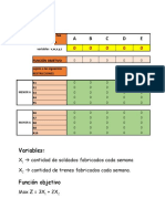 Plantilla Solver - PROGRAMACIÓN LINEAL BAMSA