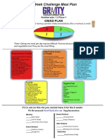 Week 1-2 Omad - Plan