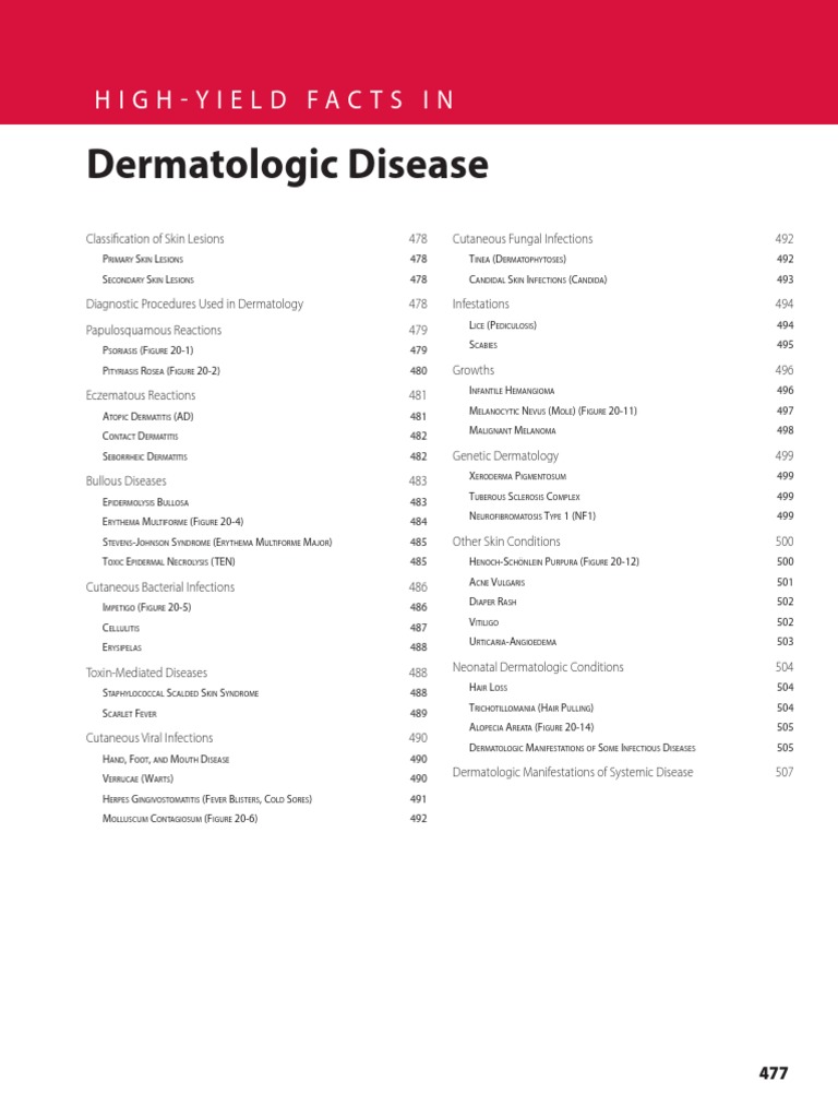 Dermatologic Disease | PDF | Dermatitis | Psoriasis