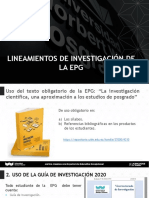 Sobre El Proceso de Invest en Epg