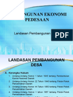 Landasan Pembangunan Desa