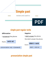 Simple Past and Used To