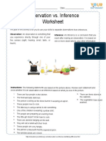 Observation Vs Inference Worksheet 1