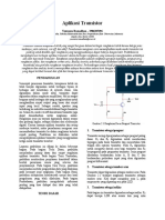 Laporan Praktikum Aplikasi Transistor