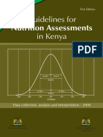 Guidelines For Nutrition Assessments in Kenya