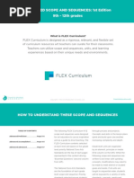 1st-Edition FLEX Scope and Sequences 9-12