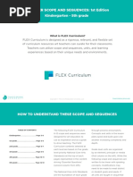 1st-Edition FLEX Scope and Sequences K-5