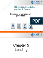 Chapter 5 Leading