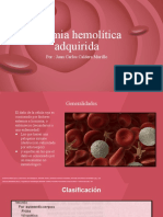 Anemia Hemolitica adquirida [Autoguardado]