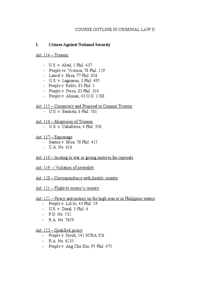 Criminal law ii syllabus pdf forgery perjury