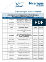 Zermat Nicaragua Lista de Precio Noviembre 2020