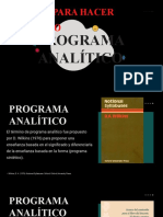 Programa Analítico: Formato para Hacer Paso A Paso