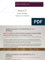 PD 1529 Section 27 Speedy Hearing Reference To A Referee in