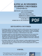 The Political Economies of Developing Countries (Chapter#21)