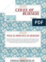 B.ST - Objectives of Buisness
