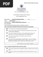 Child Friendly School System (CFSS) Checklist | PDF | Classroom | Teachers