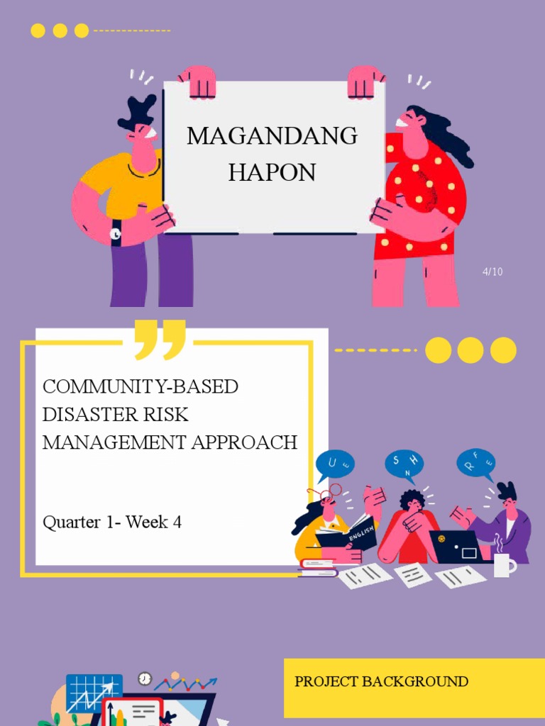 Community-Based Disaster Risk Management Apporach | PDF