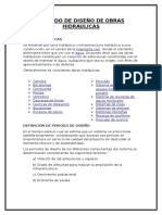 PDF Periodo de Diseo de Obras Hidraulicas