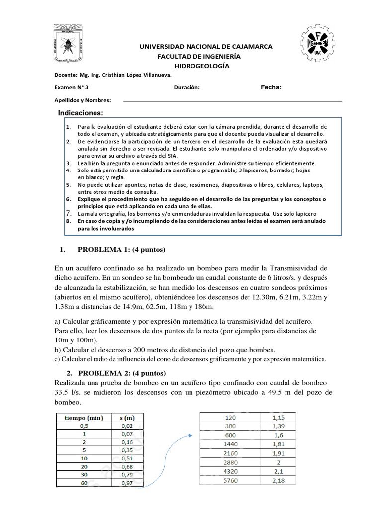 TAR3 | PDF | Agua subterránea | Cuerpos de agua
