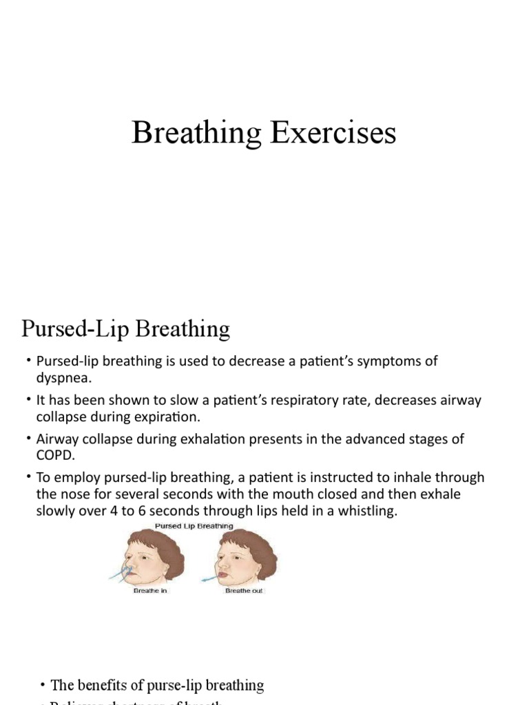 Breathing Exercises PDF Breathing Exhalation