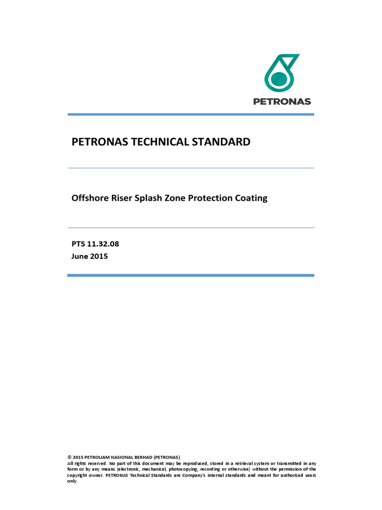 Offshore Riser Splash Zone Protection Coating PDF Pipe (Fluid Conveyance) Epoxy