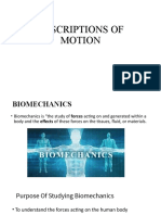 Descriptions of Motion