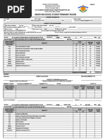 Senior High School Student Permanent Record: A.G. Villaroya Technological Foundation Institute, Inc