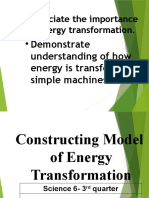 SCIENCE 6 PPT Q3 - Constructing Model of Energy Transformation