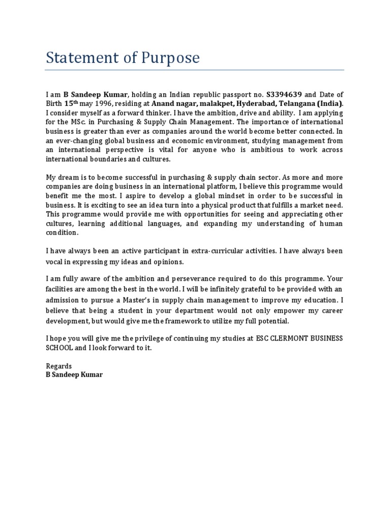 SOP Purchase and Supply Chain PDF