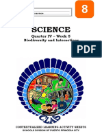 Science8 - q4 - Clas5 - Biodiversity and Interactions - v5 - Carissa Calalin